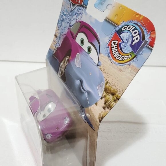 Disney Pixar Cars Color Changers Sally Carrera Purple 2-in-1 Mattel Diecast Toy - Picture 9 of 9